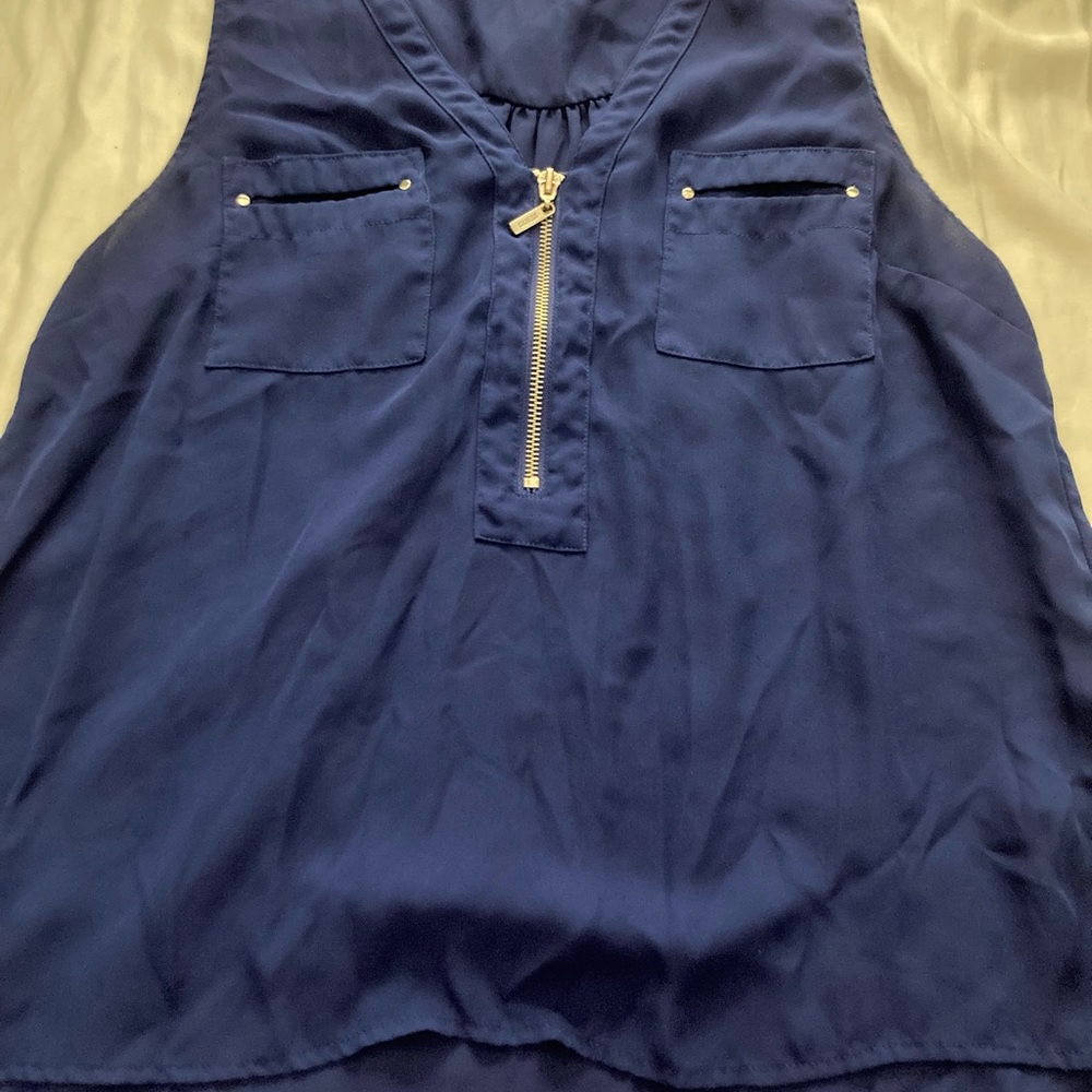 Deep Sapphire Blue Shirt - Picture 2 of 3